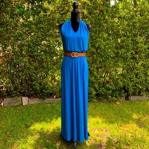 LAUREN Ralph Lauren Blue Maxi Dress Size 2